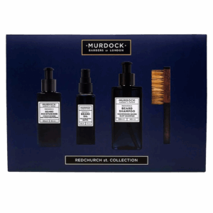 A luxury beard care set for men featured in a birthday gift guide for him