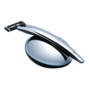 A designer razor for men featured in a luxury birthday gift guide